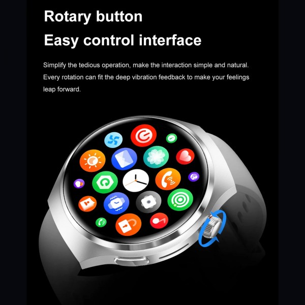 Smartwatch Microwear DK56 –  Silver Silicone